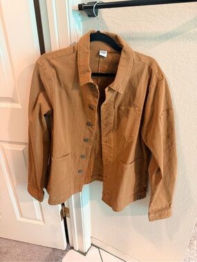 Stoic Women's Chore Utility Jacket in Tan - Casual Button-Front Workwear